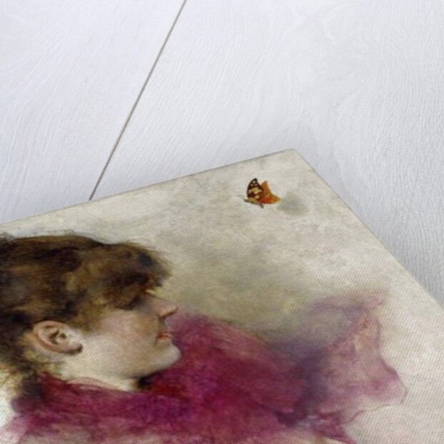 The Silk Scarf by Vittorio Matteo Corcos