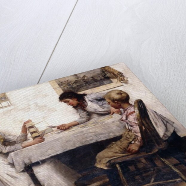 The House of Cards, 1888 by Albert Chevallier Tayler