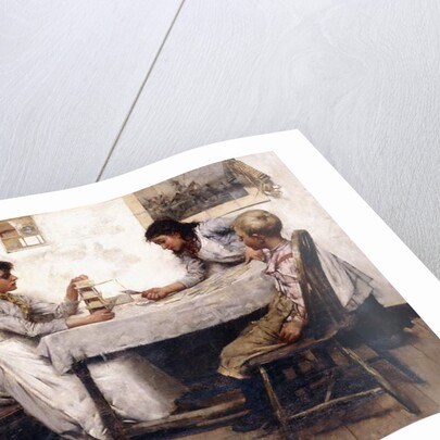 The House of Cards, 1888 by Albert Chevallier Tayler