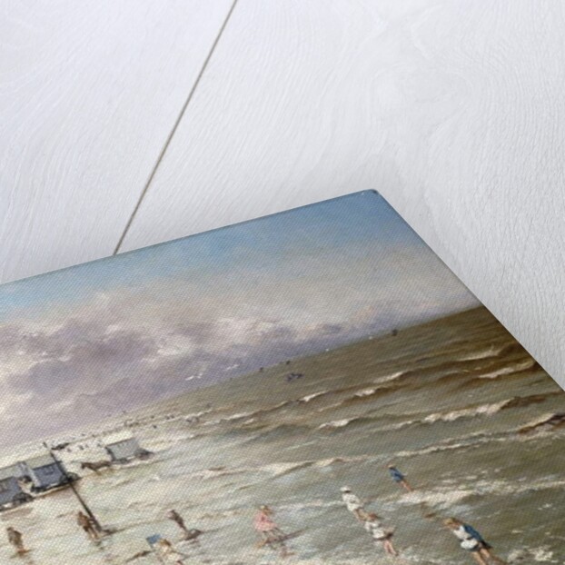 The Beach at Ostend, 1892 by Adolphe Jacobs