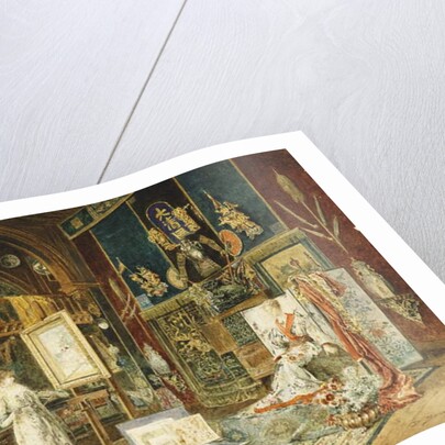 The Studio of Sarah Bernhard, 1885 by Marie Desire Bourgoin