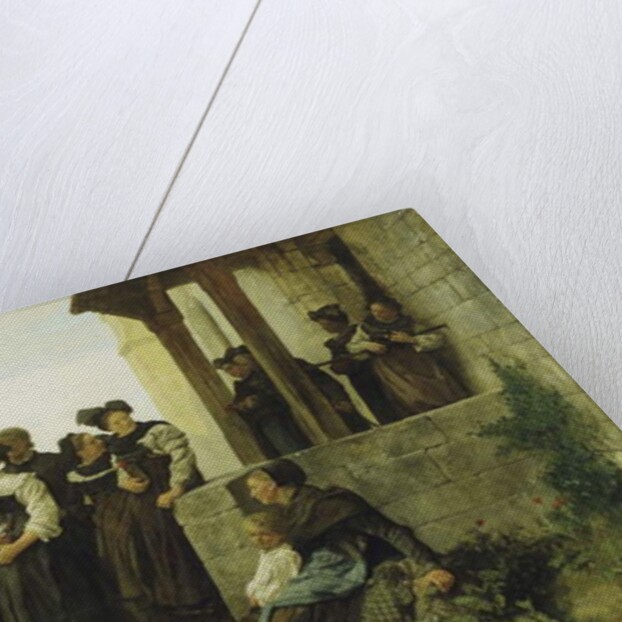 After the Protestant Church Service, 1872 by Gustave Brion