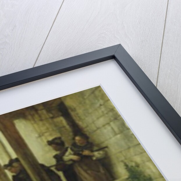 After the Protestant Church Service, 1872 by Gustave Brion