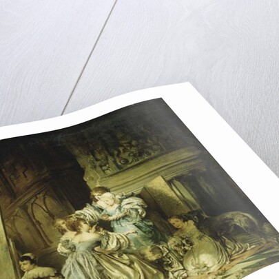 Van Dyck in his Studio Painting a Portrait of Charles, Prince of Wales, Son of Charles I, 1876 by Hermann Schneider