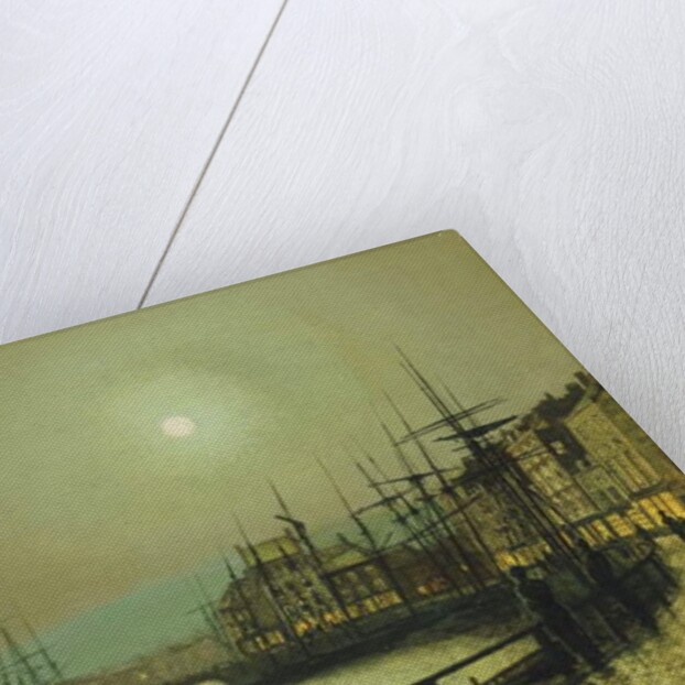 A Moonlit Harbour, 1883 by John Atkinson Grimshaw