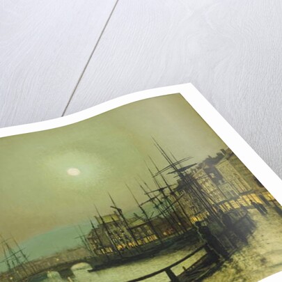 A Moonlit Harbour, 1883 by John Atkinson Grimshaw