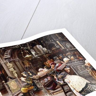 The Mass, 1859 by Jose Gallegos Arnosa