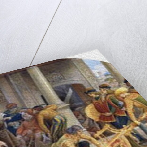 A Florentine Festival: Preparations in the Kitchen and Canteen, by Ricciardo Meacci