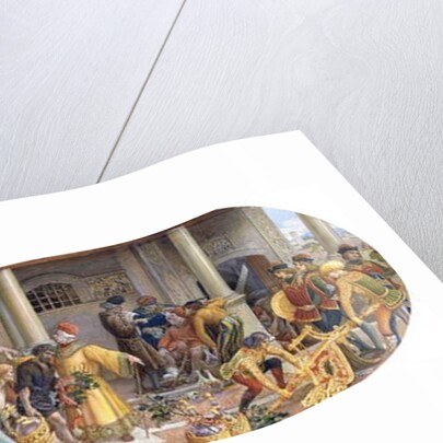 A Florentine Festival: Preparations in the Kitchen and Canteen, by Ricciardo Meacci