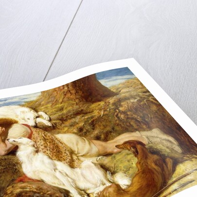 Endymion 'Ah! well-a-day, Why should our young Endymion pine away'-Keats by Briton Riviere