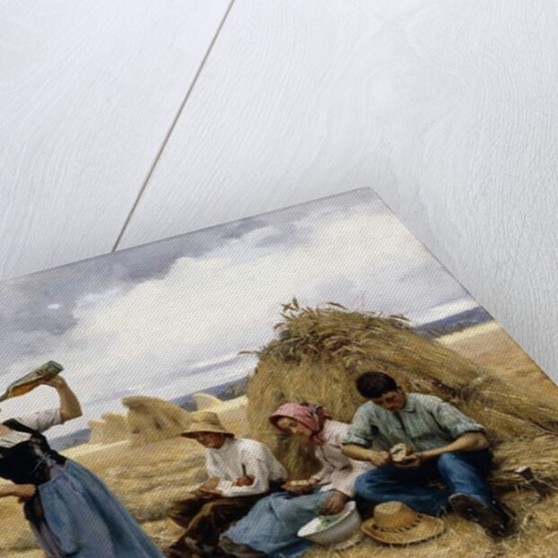 The Harvesters' Lunch, 1888 by Charles Bousquet