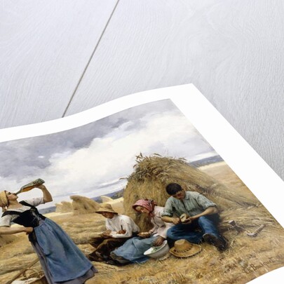 The Harvesters' Lunch, 1888 by Charles Bousquet