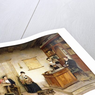 The Reading of the Will by Achille Glisenti