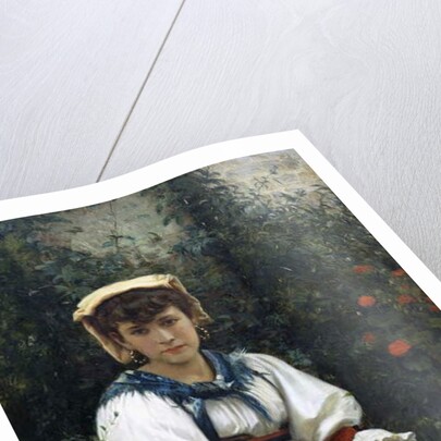 A Tuscan Beauty, 1874 by Giovanni Costa