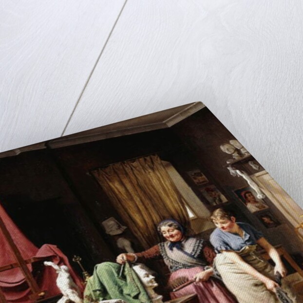 In the Studio, 1882 by Wenzel Ulrik Tornoe