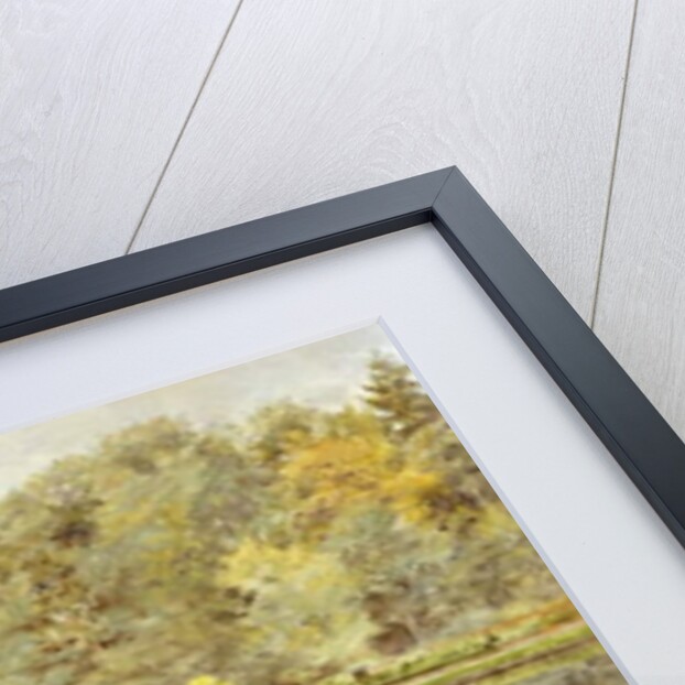 An Elegant Woman in a Rose Garden by Marie Francois Firmin-Girard