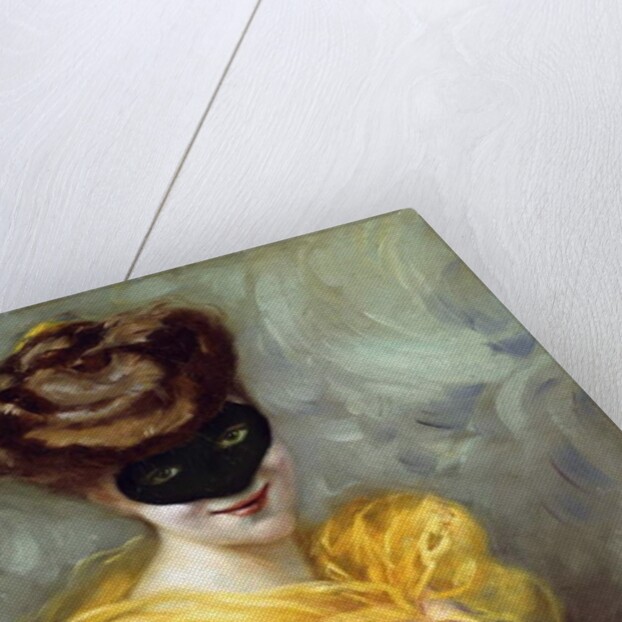 Portrait of a Lady with a Mask by Pedro Ribera