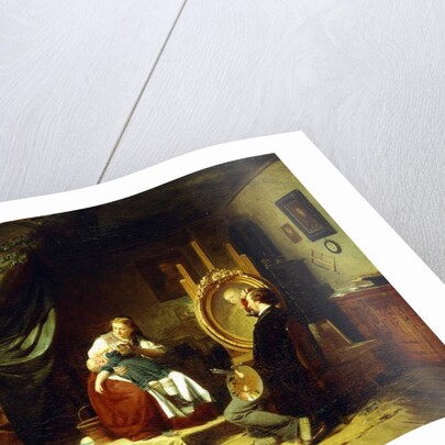 The Restless Little Sitter, c.1860-69 by Ferdinand Meyer-Wismar