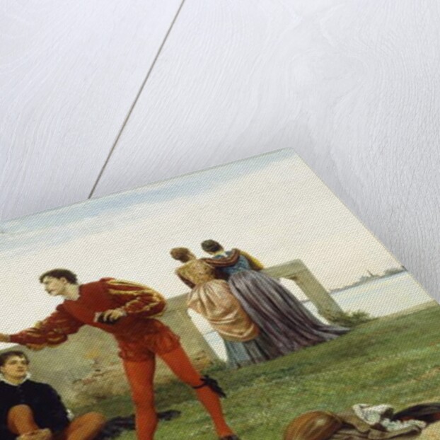 The Recital by Eugen von Blaas