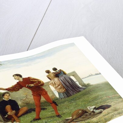 The Recital by Eugen von Blaas