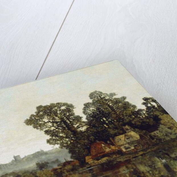 The Thames River with a View onto Windsor Castle by Karl Heffner