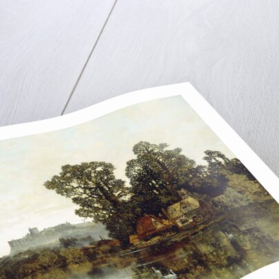 The Thames River with a View onto Windsor Castle by Karl Heffner