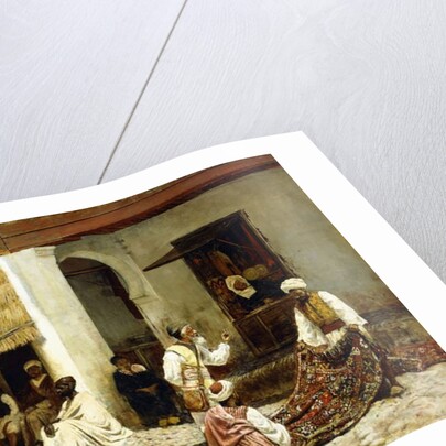 A Rug Bazaar in Tangiers, 1878 by Edwin Lord Weeks