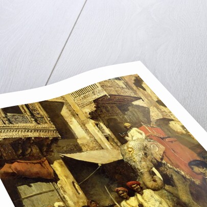 Promenade on an Indian Street by Edwin Lord Weeks