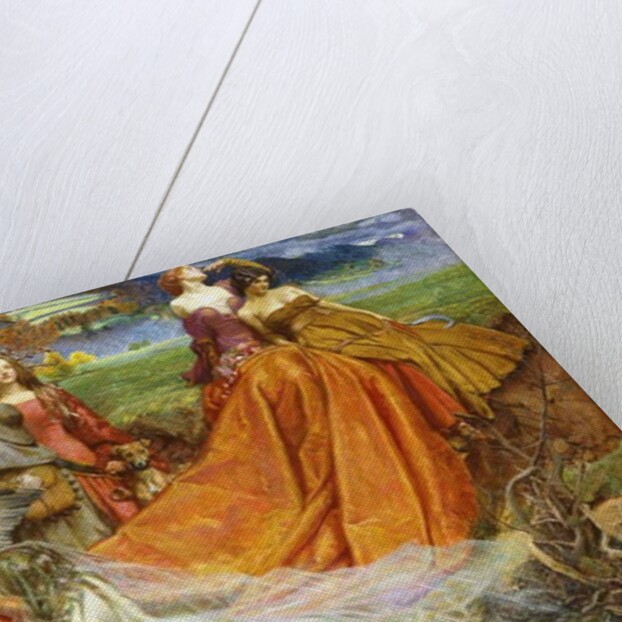 Now is Pilgrim Year fair Autumn's Charge by John Byam Liston Shaw
