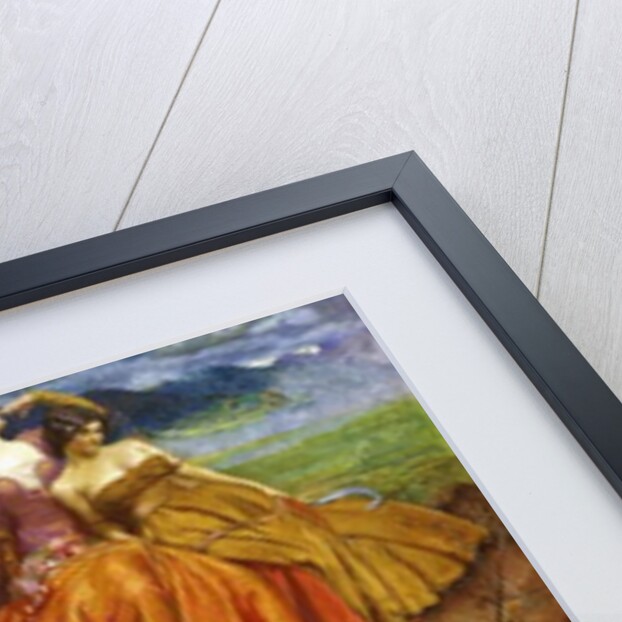 Now is Pilgrim Year fair Autumn's Charge by John Byam Liston Shaw