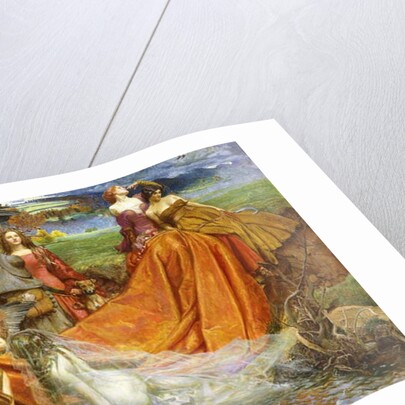 Now is Pilgrim Year fair Autumn's Charge by John Byam Liston Shaw