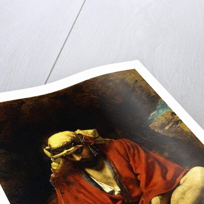 An Arab plucking a Thorn from his Foot by Leon Joseph Florentin Bonnat