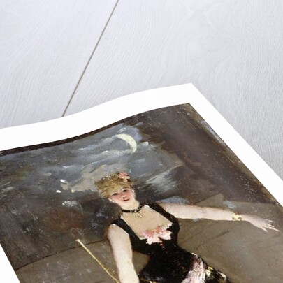 The Music Hall Singer by Jean Beraud