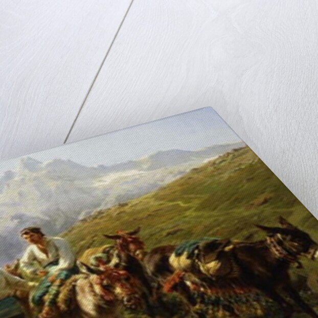 Spanish Muleteers Crossing the Pyrenees, 1857 by Rosa Bonheur