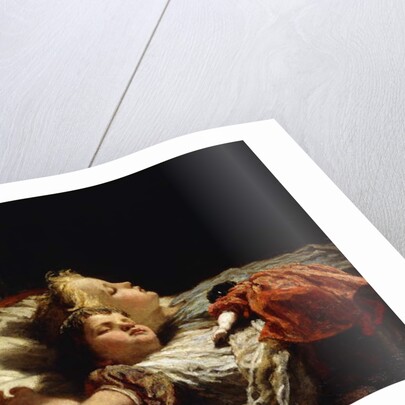 Sweet Slumber by Karl Wilhelm Friedrich Bauerle