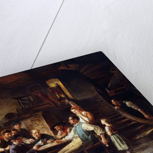 Reading the News, 1887 by Charles Meer Webb