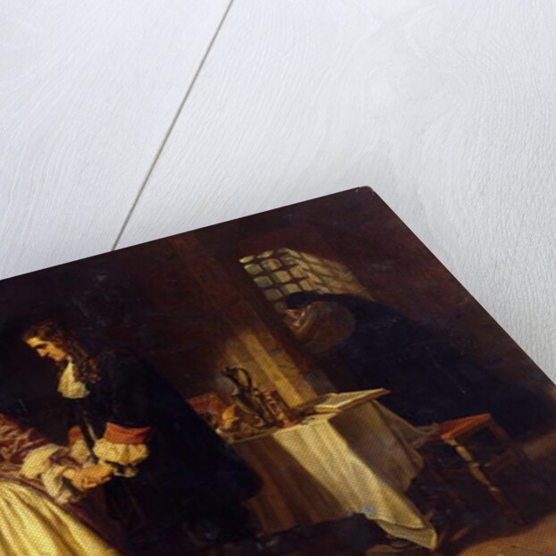 The Parting of Lord William and Lady Rachel Russell in 1683, 1852 by Charles Lucy