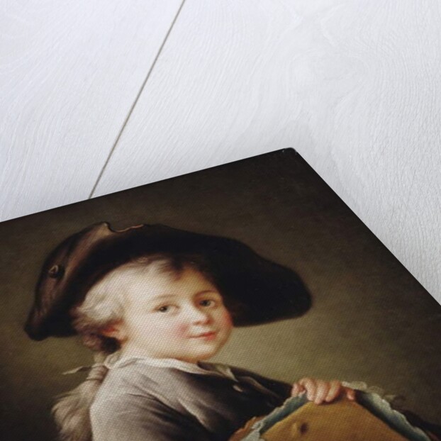 A Young Boy holding a Portfolio, 1760 by Francois-Hubert Drouais