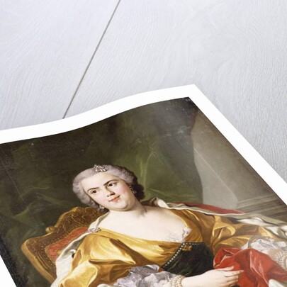 Portrait of Louise Elisabeth de Bourbon, Duchess of Parma by Louis Michel Van Loo