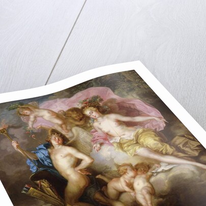 The Triumph of Venus and Cupid with Cupid's Chariot by Johann Georg Platzer