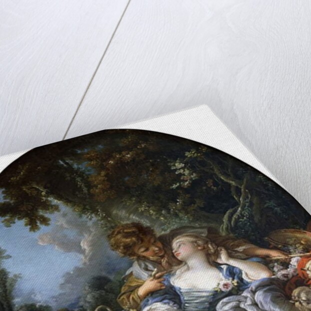 A Shepherd and a Shepherdess in Dalliance in a Wooded Landscape, 1761 by Francois Boucher