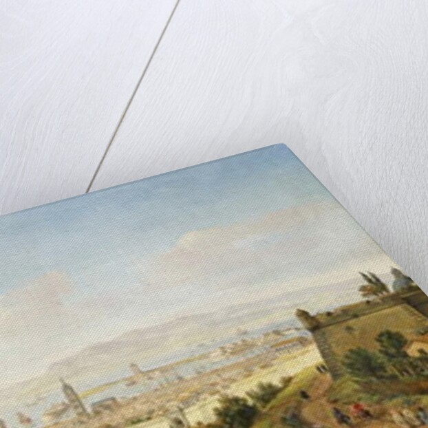 A Panoramic view of Messina, Sicily by Gaspar van Wittel