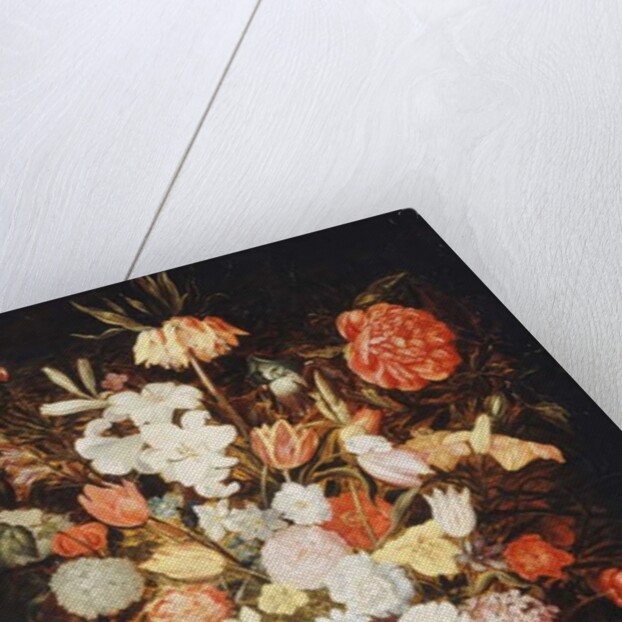 A Still Life of Flowers in a wooden Tub, c.1630s by Jan the Younger Brueghel