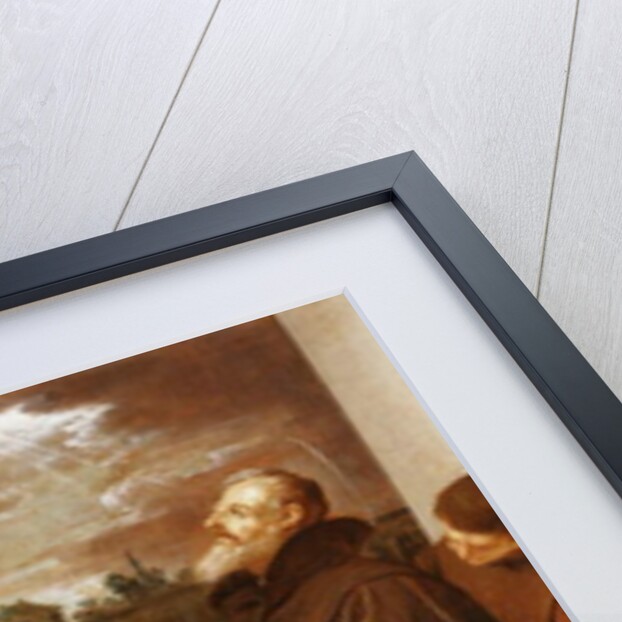 Saint Francis of Paola blessing the Fish by Jusepe or Jose Leonardo