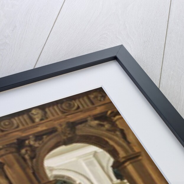 The Entrance to the Biblioteca Marciana, Venice by Giuseppe Bernardino Bison