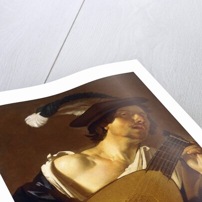 A Lute Player, 1621-22 by Theodore van called Dirk Baburen