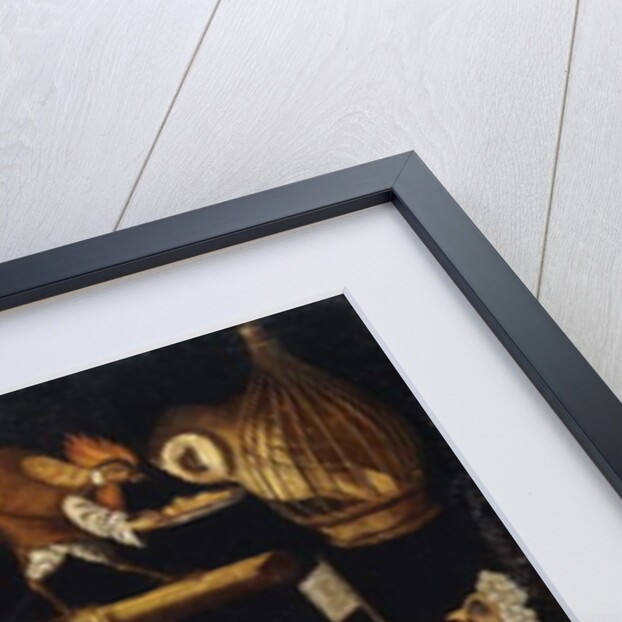 Imaginary Animals and Dwarfs Fighting, Drinking and Carousing by Faustino Bocchi or Boccasi