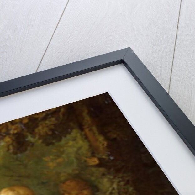 A Young Boy on a Hobbyhorse, with other Children Playing in a Garden by Philippe Mercier