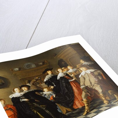 An Elegant Family in an Interior by Jan Olis