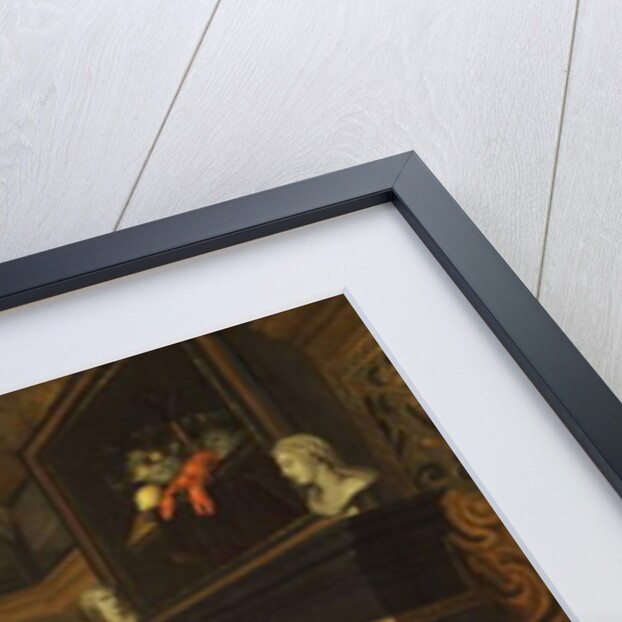 Ladies Celebrating the Birth of a Child in an Elegant Boudoir by Hieronymus Janssens